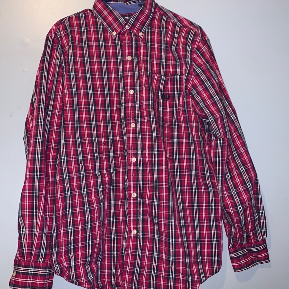 Chaps mens button up shirt